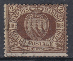SAN MARINO - Sassone N.21a Cat 160 Euro - Usato - Unused Stamps