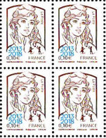 France Poste N** Yv:5234 Mi:7046 Marianne & La Jeunesse Bloc De 4 - Unused Stamps