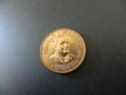 Jeton Token USA - Presidential Medal - Franklin D. Roosevelt 1933 - 1945 - Autres & Non Classés