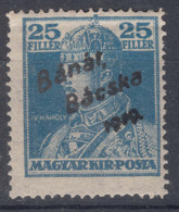 Hungary Banat Bacska 1919 Mi#22 Mint Hinged - Banat-Bacska