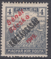 Hungary Banat Bacska 1919 Mi#25 B, Mint Hinged - Banat-Bacska