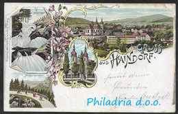 Haindorf, Colour Litho, Mailed Ca 1900 - Sudeten
