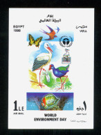 EGYPT / 1998 / FAUNA VOGELS OOIEVAAR VISSEN VLINDERS REIGER PURPERHOEN BIRDS STORK FISH MOORHEN / MNH / VF - Nuevos