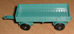 MATCHBOX Lesney MERCEDES TRAILER Nr.2, Grün/schwarz Ohne OVP, Gebraucht, Gute Erhaltung ... - Altri & Non Classificati