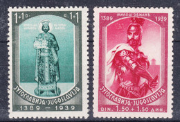 Yugoslavia Kingdom 1939 Mi#379-380 Mint Never Hinged - Neufs