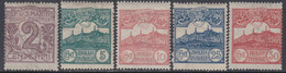 SAN MARINO - Sassone N.34,35,36,38,39 Cat 135 Euro - Linguellati - MH* - Unused Stamps
