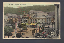 Spa - Casino Et Ses Jardins - Postkaart - Spa