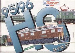 Catalogue ROCO 1995/96  Om - O - HO - HOe Sachsen Modelle - Français