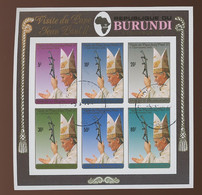 1991. Burundi    Pape JP.II.  Bloc 125. Ø - Oblitérés