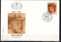 Yugoslavia Republic 1991 Mi#2488 FDC - Cartas & Documentos