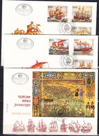 Yugoslavia Republic 1989 Ships Boats Mi#2348-2354 + Block, FDC - Briefe U. Dokumente