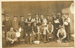 GUILDFORD Surrey (??) 1925 " Group Of 16 Workers With White China-items Text: Sharple & Hoto Copyright " - Surrey