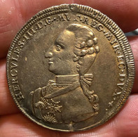 Modena 1780 1796 Ercole III° D'Este 2 Scudi 1782 Mont. 10 Raro Difetti Marginali Ma Bellissimo Esemplare E.074 - Emilie