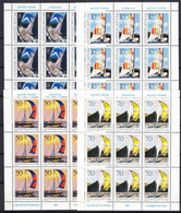 Yugoslavia 1985 Nautical Tourism Mi#2115-2118 Kleinbogen (Minisheet) Mint Never Hinged - Ongebruikt