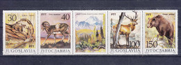 Yugoslavia 1987 Animals Mi#2206-2209 Mint Never Hinged Strip - Ungebraucht