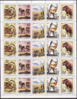 Yugoslavia 1987 Animals Mi#2206-2209 Mint Never Hinged Sheet - Unused Stamps