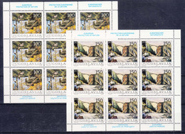 Yugoslavia Republic 1986 Nature Protection Mi#2148-2149 Mint Never Hinged Kleinbogen - Neufs