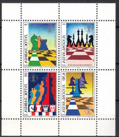 Yugoslavia 1990 Chess Mi#Block 38 Mint Never Hinged - Ongebruikt