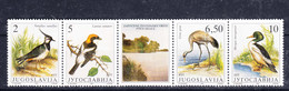 Yugoslavia Republic 1991 Birds Mi#2463-2466 Mint Never Hinged Strip - Unused Stamps