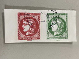 PAIRE CERES 0.10 € Vert +1.40 € Rouge - Issu Du Carnet C1527 - CERES DE BORDEAUX - Oblitérés 5450 + 5451 - Used Stamps