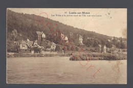 Lustin-sur-Meuse - Les Villas à La Pointe Nord De L'île, Vue Vers Lustin - Postkaart - Profondeville