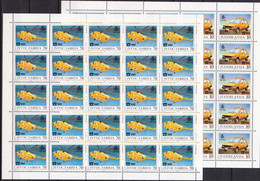 Yugoslavia Republic 1986 Traffic Help Service Mi#2146-2147 Mint Never Hinged Sheets - Unused Stamps