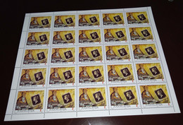 Yugoslavia Republic 1990 Stamps Day Mi#2451 Mint Never Hinged Sheet - Neufs