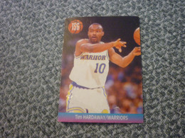 Tim Hardaway Golden State Warriors American USA NBA Basketball Rare Greek Edition Card - 1990-1999