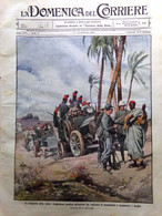 La Domenica Del Corriere 8 Febbraio 1914 Libia Jon Bratianu Smareglia D'Annunzio - Guerre 1914-18