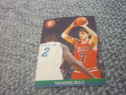 Toni Kukoc Chicago Bulls American USA NBA Basketball Rare Greek Edition Card - 1990-1999