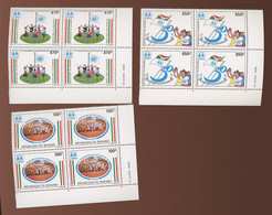 1998. Burundi   4x 1086-1088 **.  Villages D'Enfants - Unused Stamps