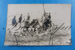 Badmode Noordzee Strand 3 X Foto's  Carte Photo Hortense  Naar Familie Ida En Piet. 1924 Famille Maillot De Bains - Mode