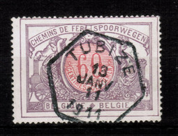 Chemins De Fer TR 37, Obliteration Centrale Nette TUBIZE - 1895-1913