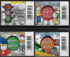 GREECE 2022, CHILD AND ROAD SAFETY, MNH/** COMPLETE SET - Unused Stamps