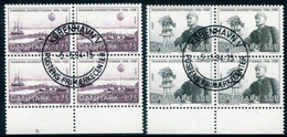 DENMARK 1994 Europa: Discoveries And Inventions Blocks Of 4 Used. Michel 1077-78 - Used Stamps