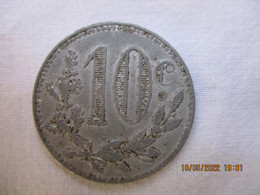 Algérie: 10 Centimes Chambre De Commerce D'Alger 1916 - Monétaires / De Nécessité