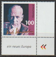 Deutschland 1995 Nr.1824 ** Postfrisch 100.Geb. Kurt Schumacher ( 8786 ) - Unused Stamps