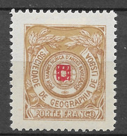 SOCIEDADE De GEOGRAFIA De LISBOA 1932 - Afinsa 12 - Unused Stamps