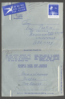 1961   5c. Air Letter To Germany - Aéreo