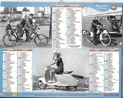 CALENDRIER CITROEN 2 CHEVAUX, CARAVANES, SCOOTER, MOBYLETTE, TANDEM, LAVIGNE PAS DE CALAIS 2015, COMPLET, A VOIR - Grand Format : 2001-...