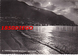 CASTELLAMMARE DI STABIA -NOTTURNO F/GRANDE VIAGGIATA  1952? - Castellammare Di Stabia