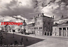 CARPI - CASTELLO E CATTEDRALE  F/GRANDE VIAGGIATA  1951 ANIMATA - Carpi