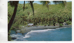 VUE PLONGEANTE DE LA PLAGE D'ARAHOHO TIAR TAHITI 1969 CPSM 9X14 TBE - Tahiti