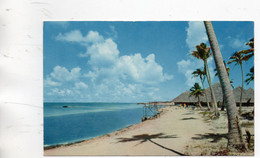 ATOLL DE HAO BASE AVANCEE PLAGE DU C.E.A. 1969 CPSM 9X14 TBE - Tahiti