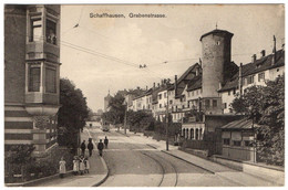 CPA - Suisse - Schaffhausen , Grabenstrasse - Hausen Am Albis 