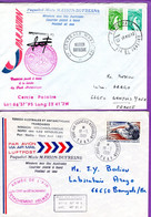 TAAF; 1981,1982;2 Enveloppes : Expédition Aux Iles Australes - Covers & Documents
