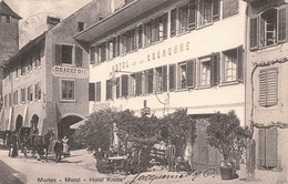 Murten Morat Hôtel Krone Couronne Attelage Animée - Morat