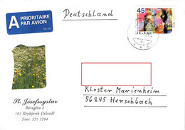 ICELAND - AIRMAIL 1998 > HERSCHBACH/DE / ZB 27 - Briefe U. Dokumente