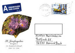 ICELAND - AIRMAIL 2008 > HERSCHBACH/DE / ZB 28 - Covers & Documents
