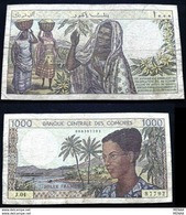 COMOROS - 1000 FRANCS - 1984 - Comores